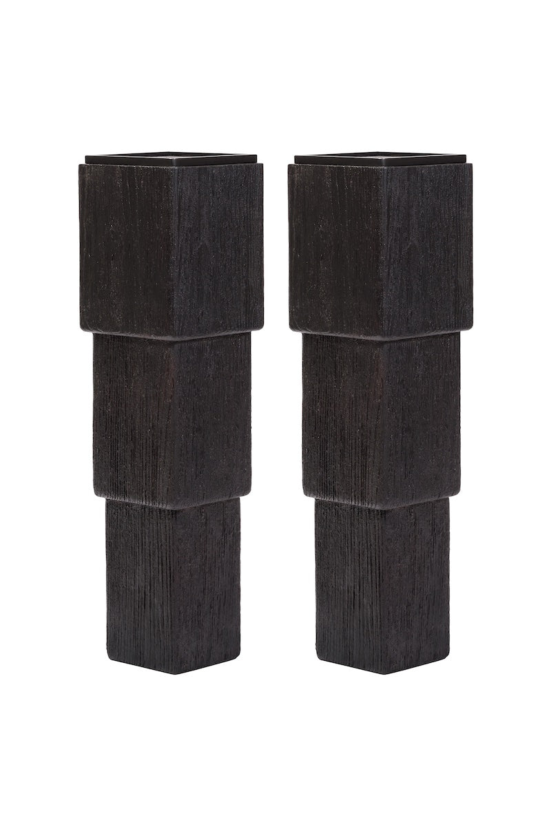 07313 BLACK OAK SIDE TABLE