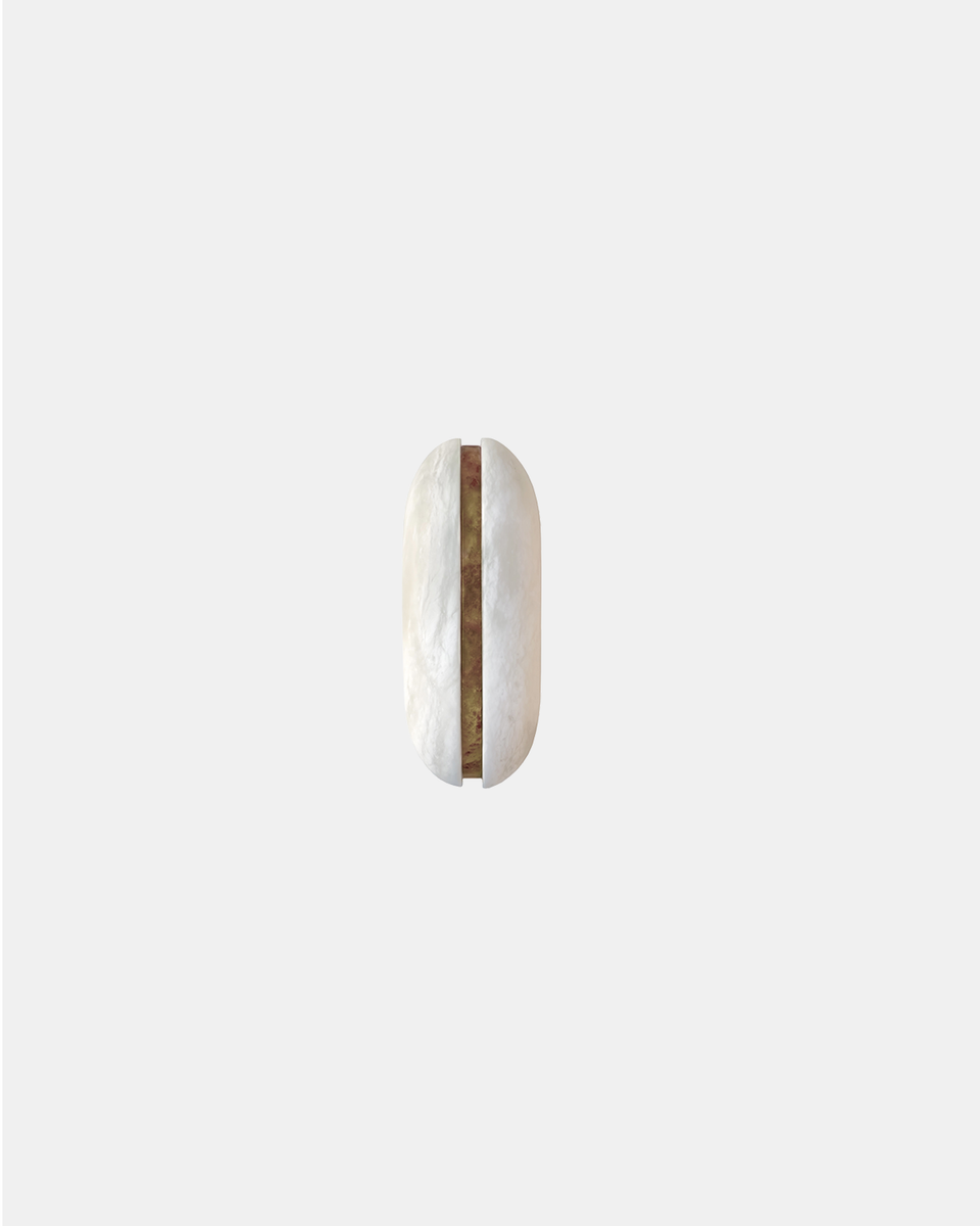 BEKKI AMBER ALABASTER SCONCE