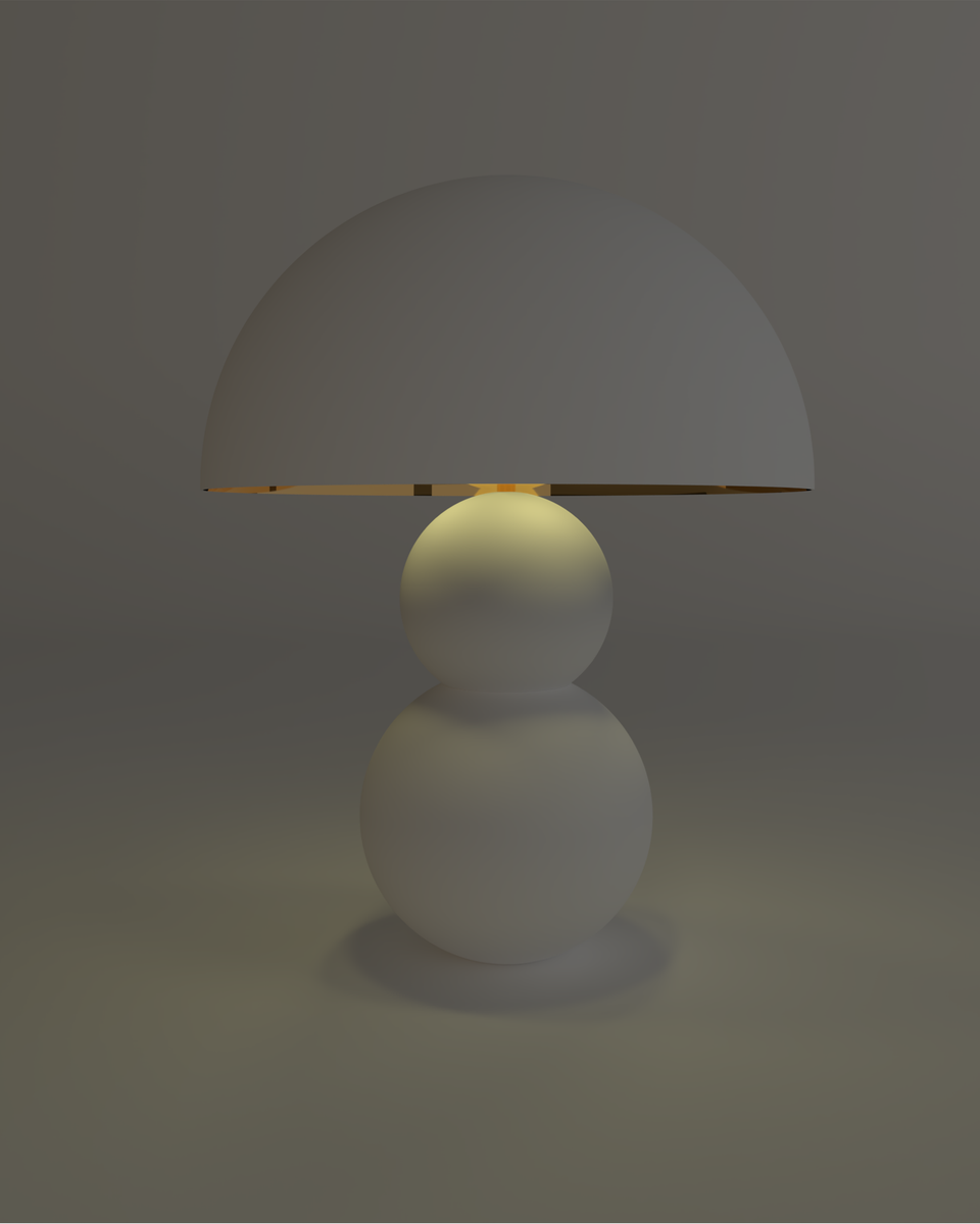 CURVES PURE WHITE TABLE LAMP