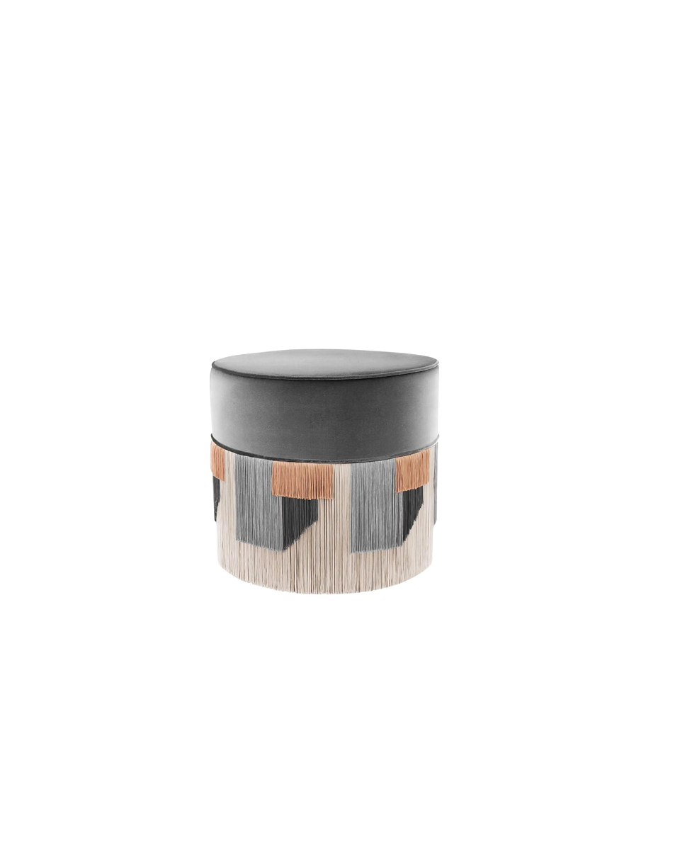 COUTURE GEOMETRIC GEO POUF