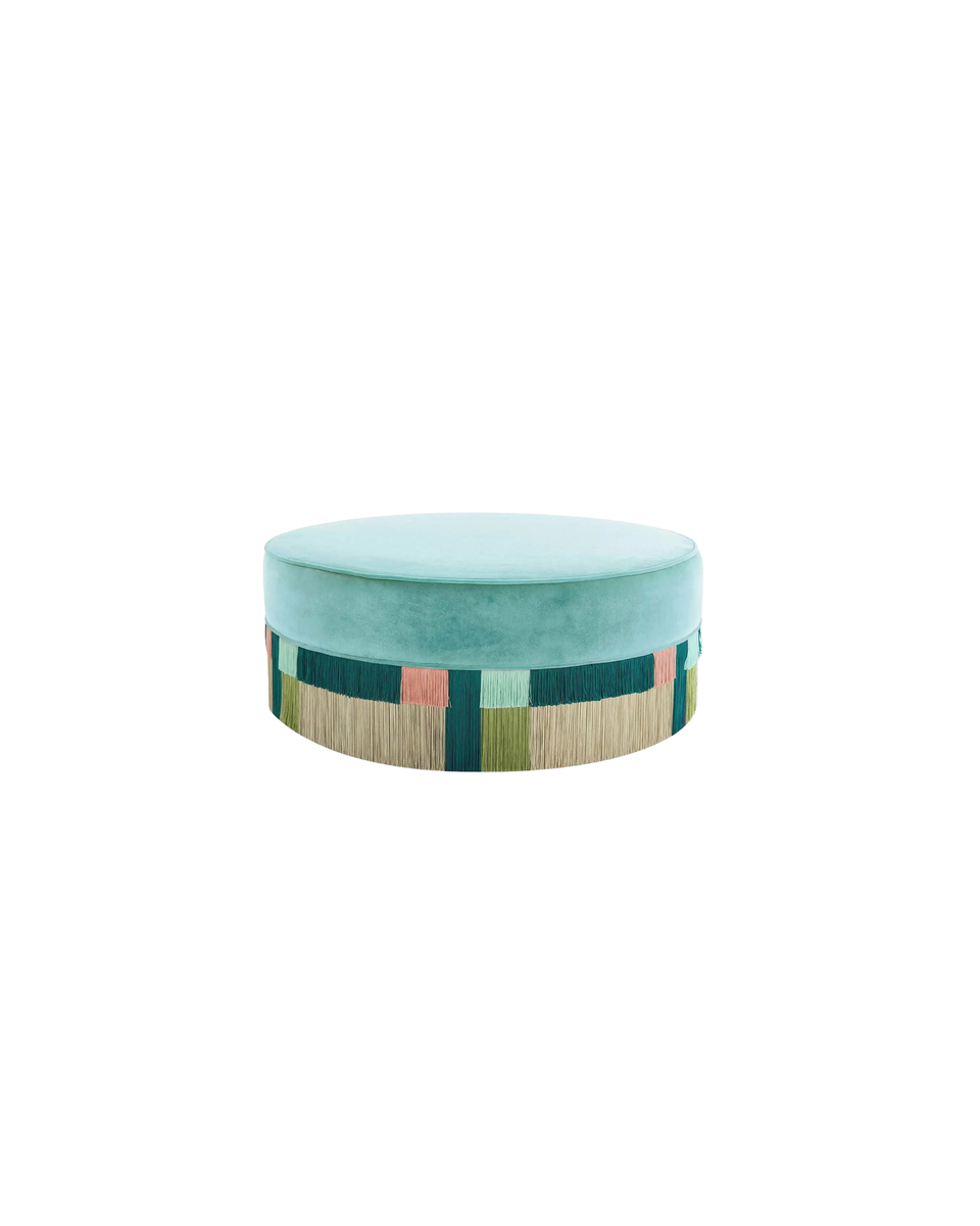 COUTURE GEOMETRIC WIEN POUF