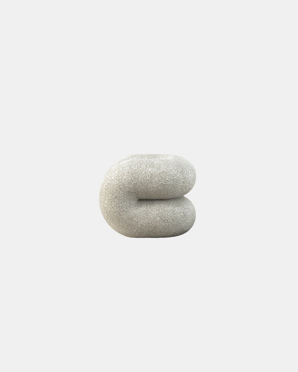 OCTANE NATURAL BOUCLE STOOL