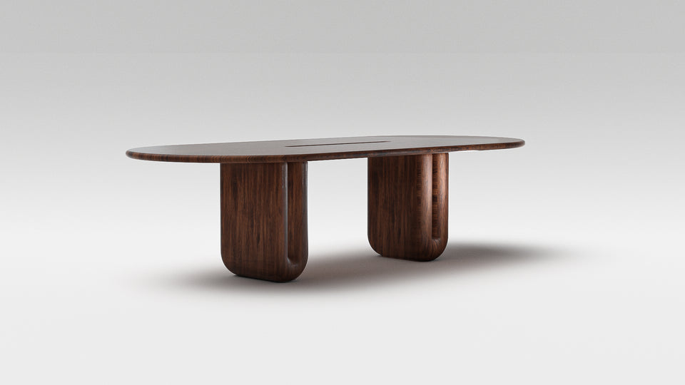 CHUBBY OAK DINING TABLE