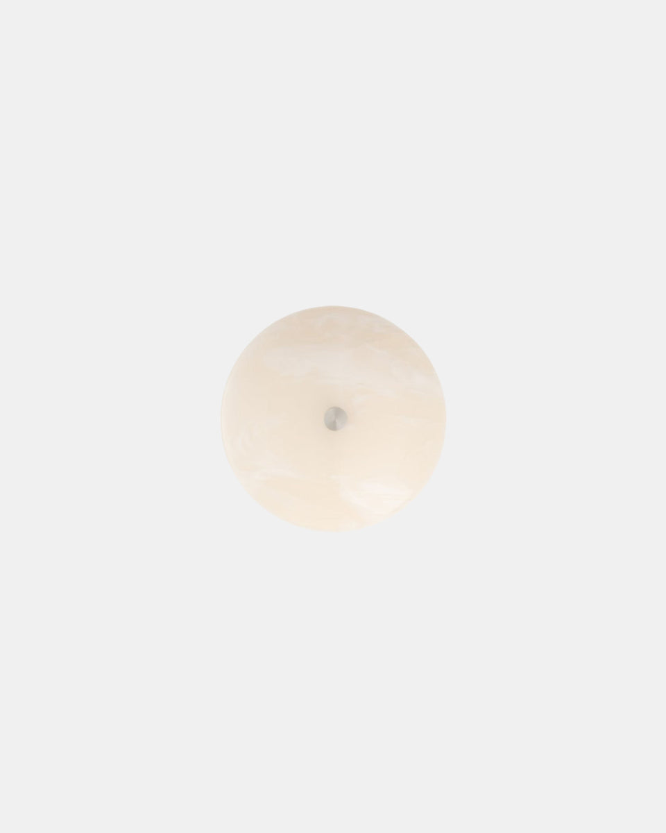 LYRA WHITE MARBLE SCONCE