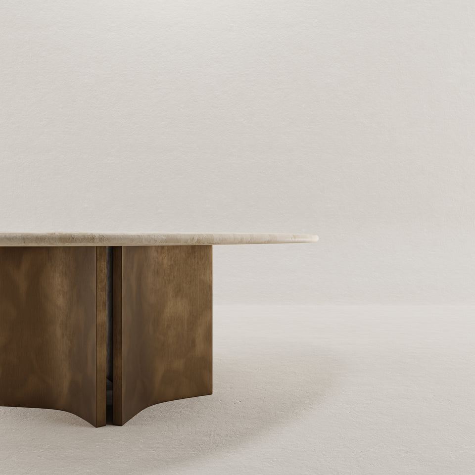 CONCEPT 1.1 NATURAL LIMESTONE DINING TABLE