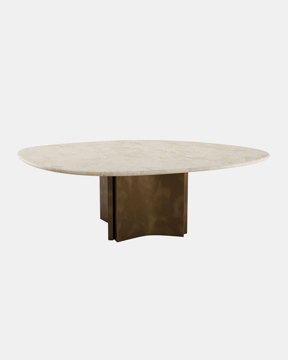 CONCEPT 1.1 NATURAL LIMESTONE DINING TABLE