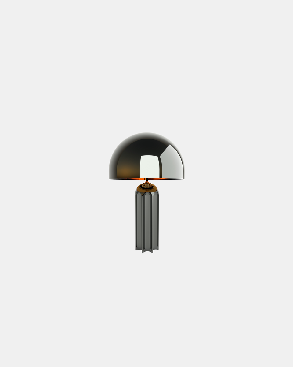 LITTLE GHOST CHROME BLACK LAMP