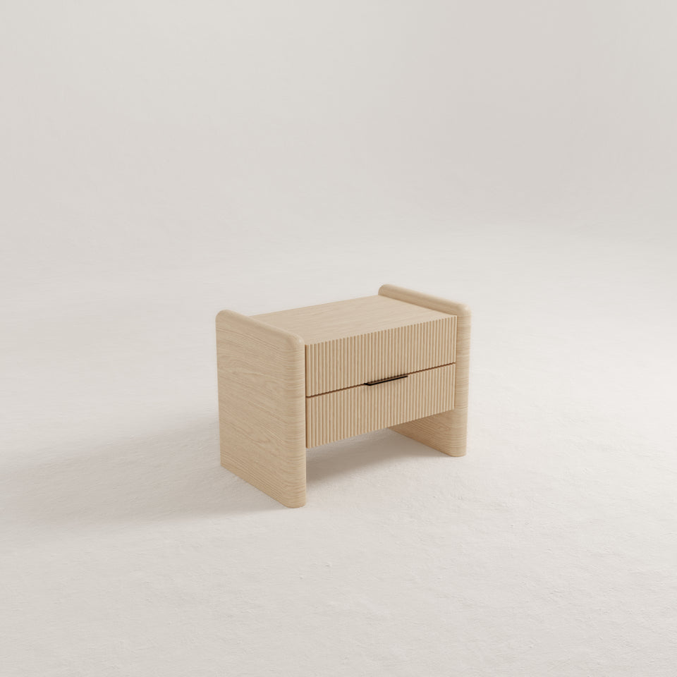 ELEMENTS 6.2 NATURAL LIMESTONE BEDSIDE TABLE