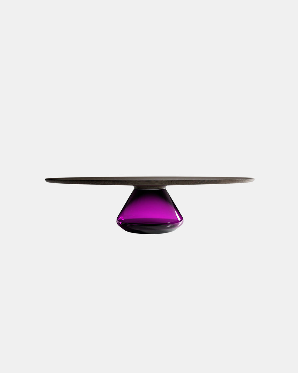 CHAROITE ECLIPSE I COFFEE TABLE