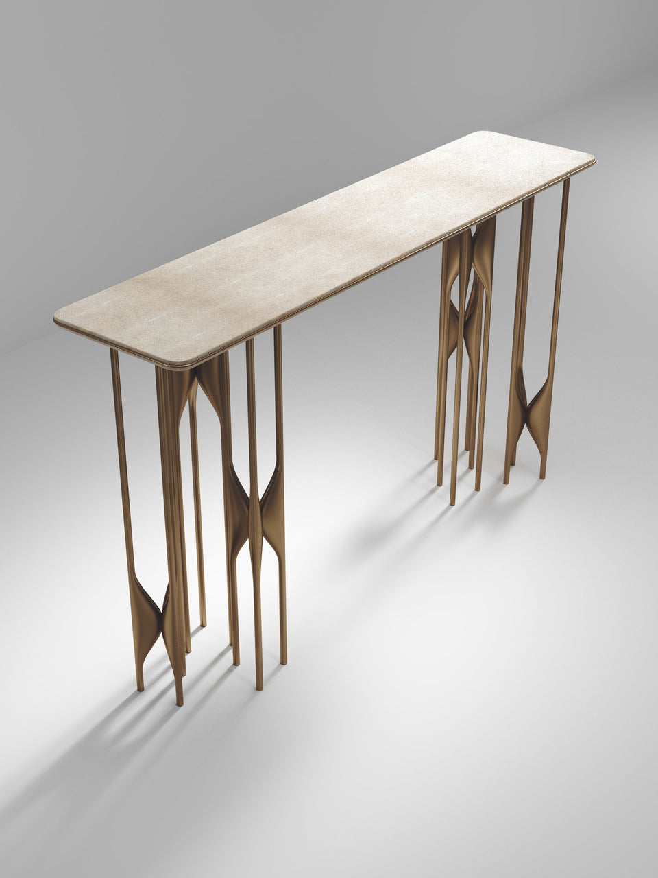 PLUMERIA SHAGREEN CONSOLE