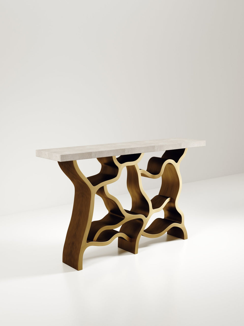 LEAF SHAGREEN CONSOLE