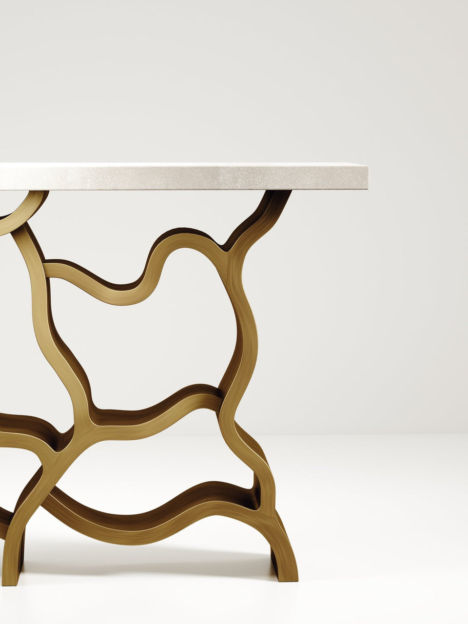 LEAF SHAGREEN CONSOLE