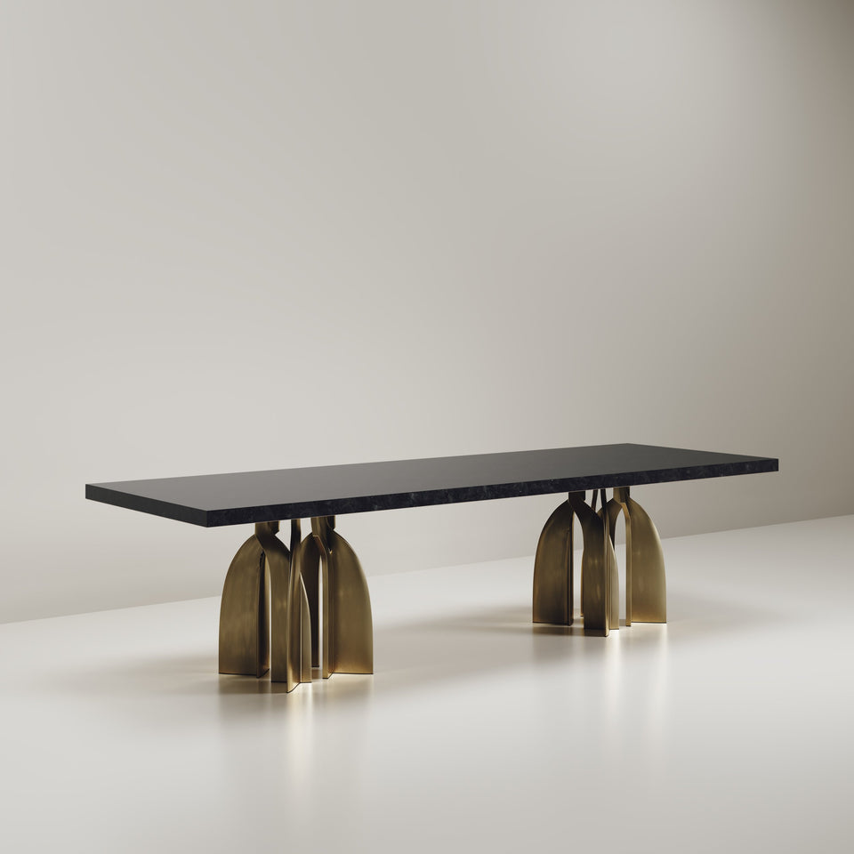 CHITAL BRASS DINING TABLE