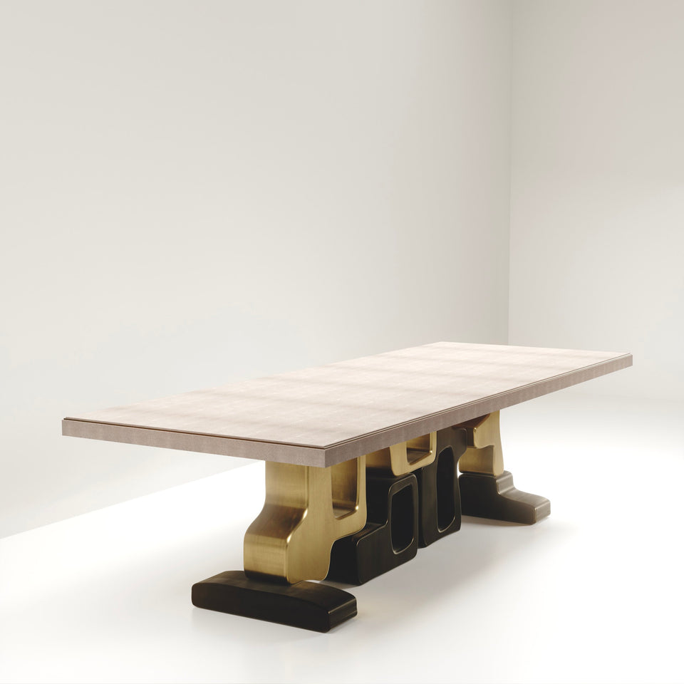 APOLI II SHAGREEN DINING TABLE