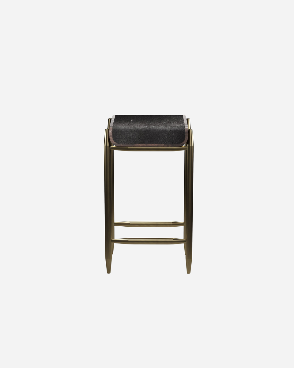 DANDY II PALM WOOD BAR STOOL