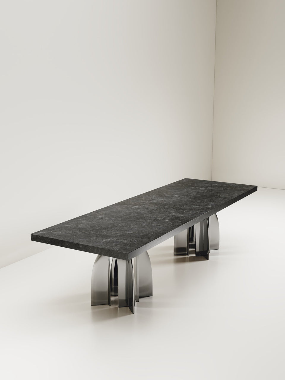 CHITAL STAINLESS STEEL DINING TABLE