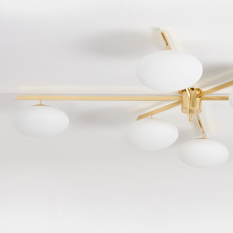 LELLI 6 ARM CEILING LAMP