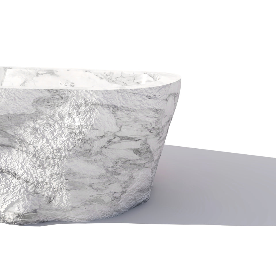 BAPTIZ WHITE MARBLE BATH TUB