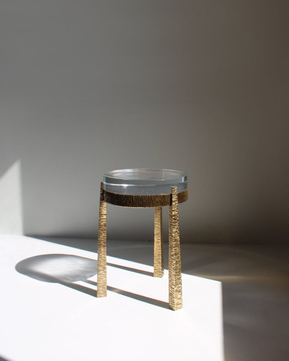 MIRRA BRASS SIDE TABLE