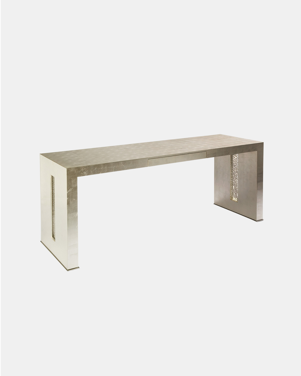 CHIESA SILVER LEAF CONSOLE