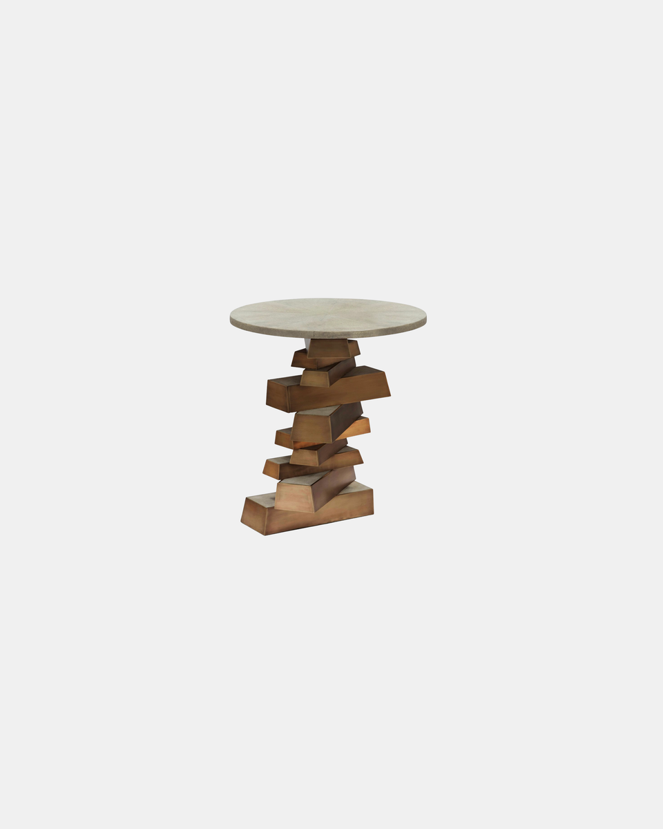 BULLION CONFECTION SIDE TABLE CIRCULAR