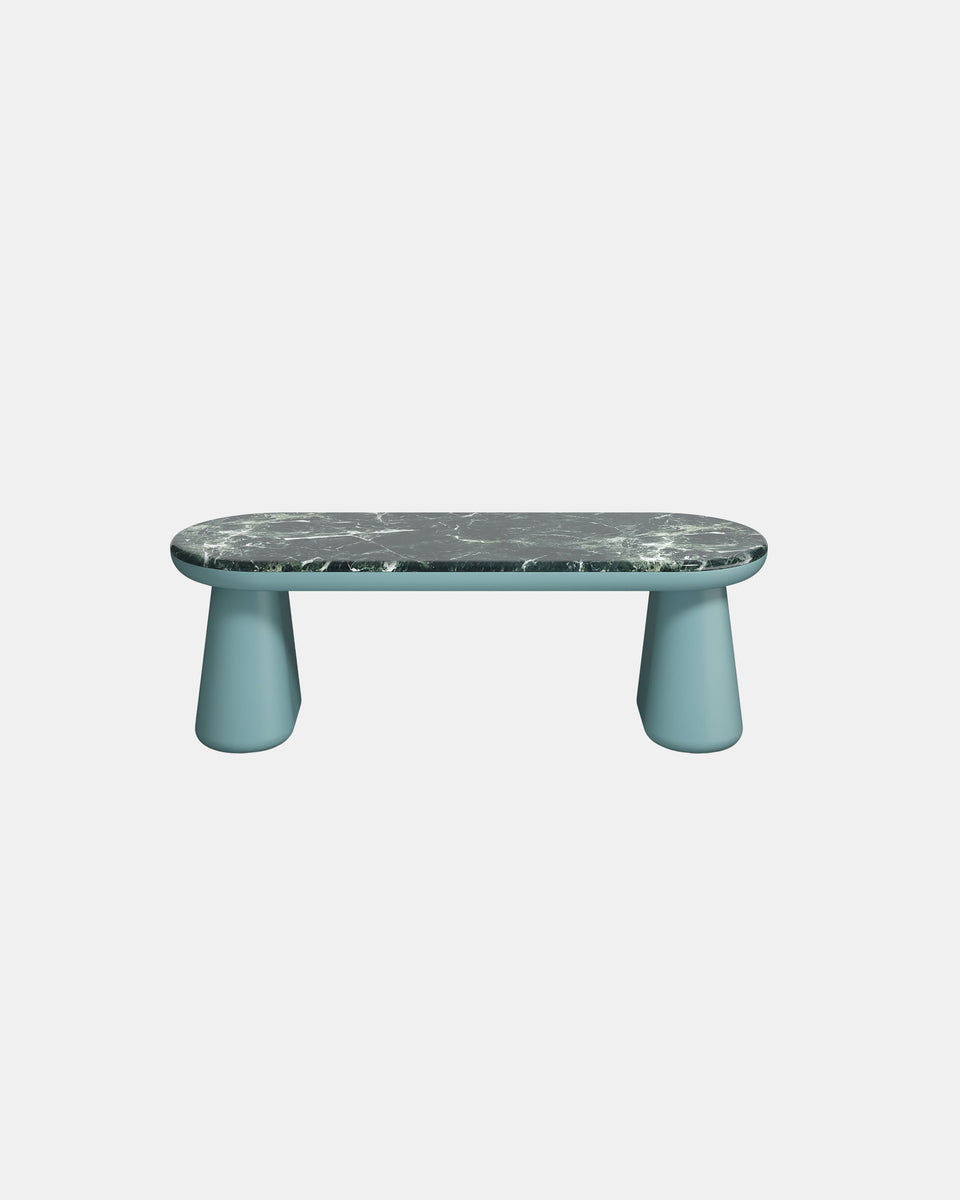 IONE VERDE ALPI MARBLE BENCH