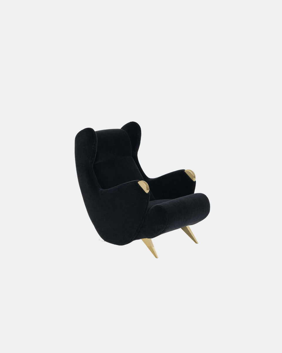 CADILLAC BRASS ARMCHAIR