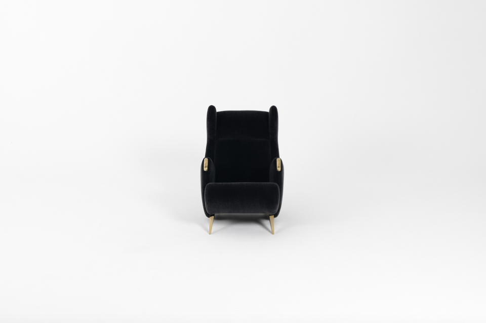 CADILLAC BRASS ARMCHAIR