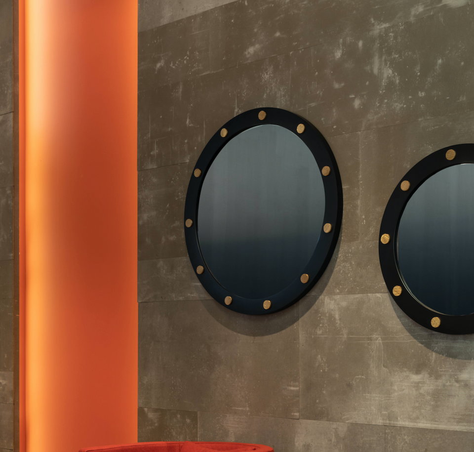 CLUSTER ROUND MIRROR