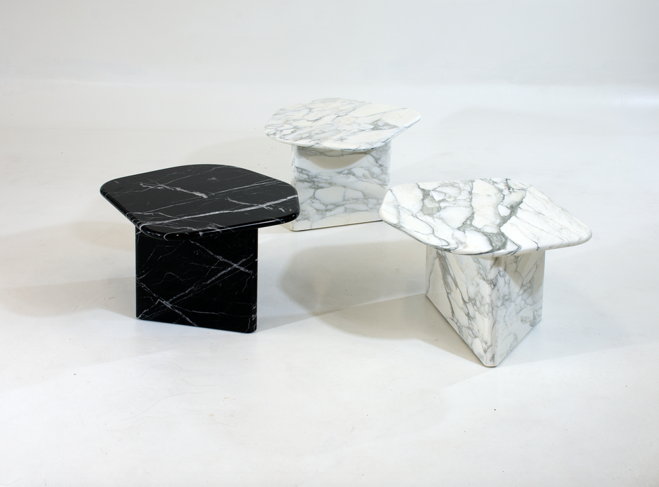 SINGLE MEMORY NERO MARQUINA SIDE TABLE