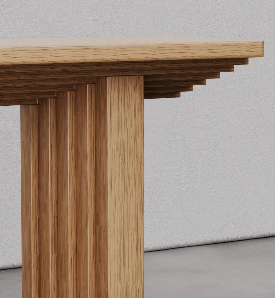 ATER SOLID OAK CONSOLE