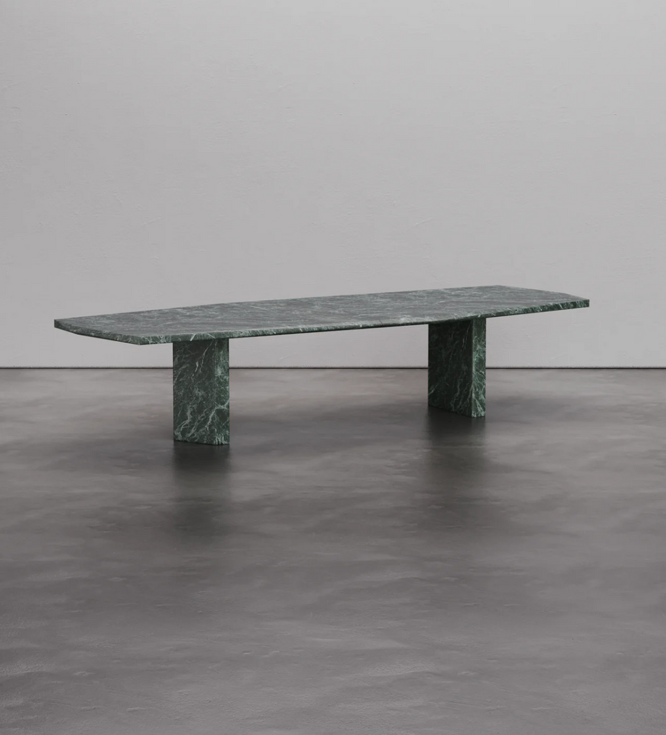 HERA VERDE PATRICIA MARBLE DINING TABLE