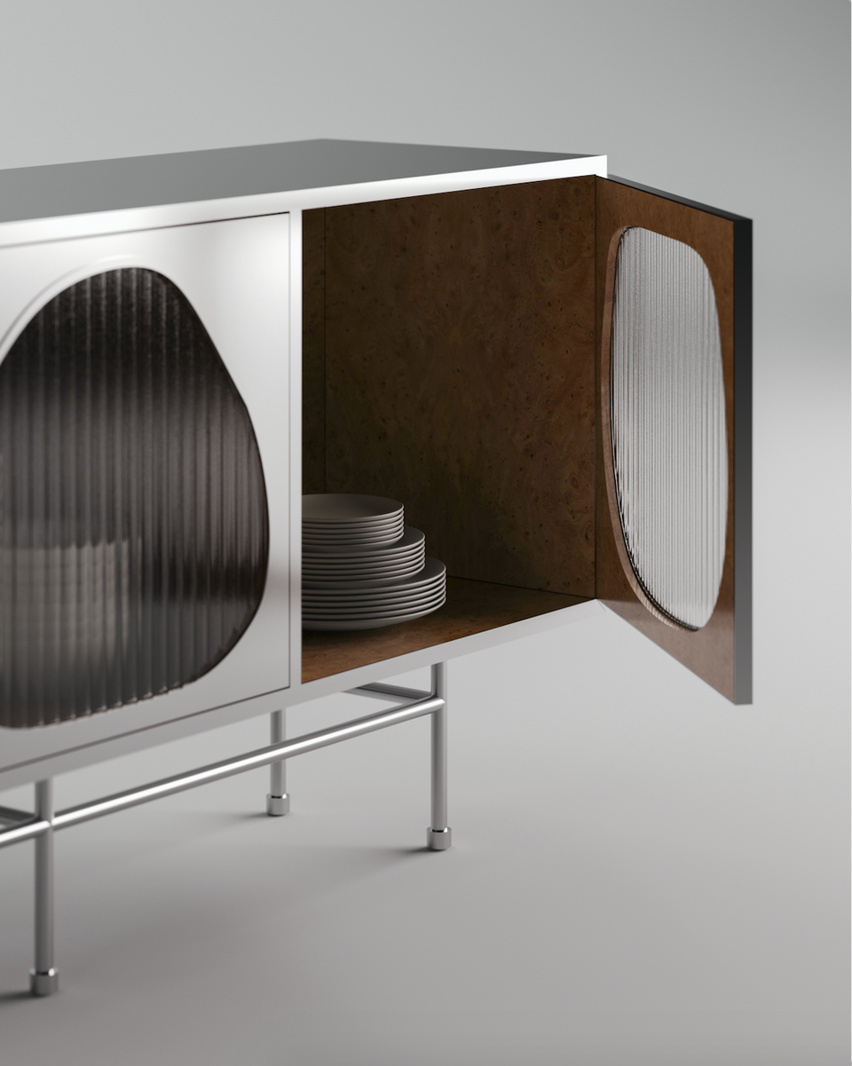 LOOP STAINLESS STEEL CONSOLE