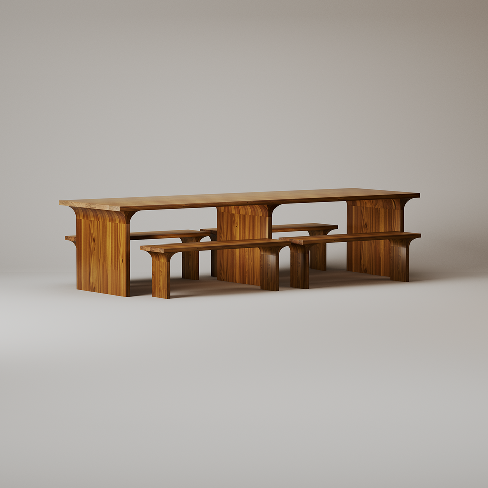 ARCUS AMERICAN WALNUT BENCH