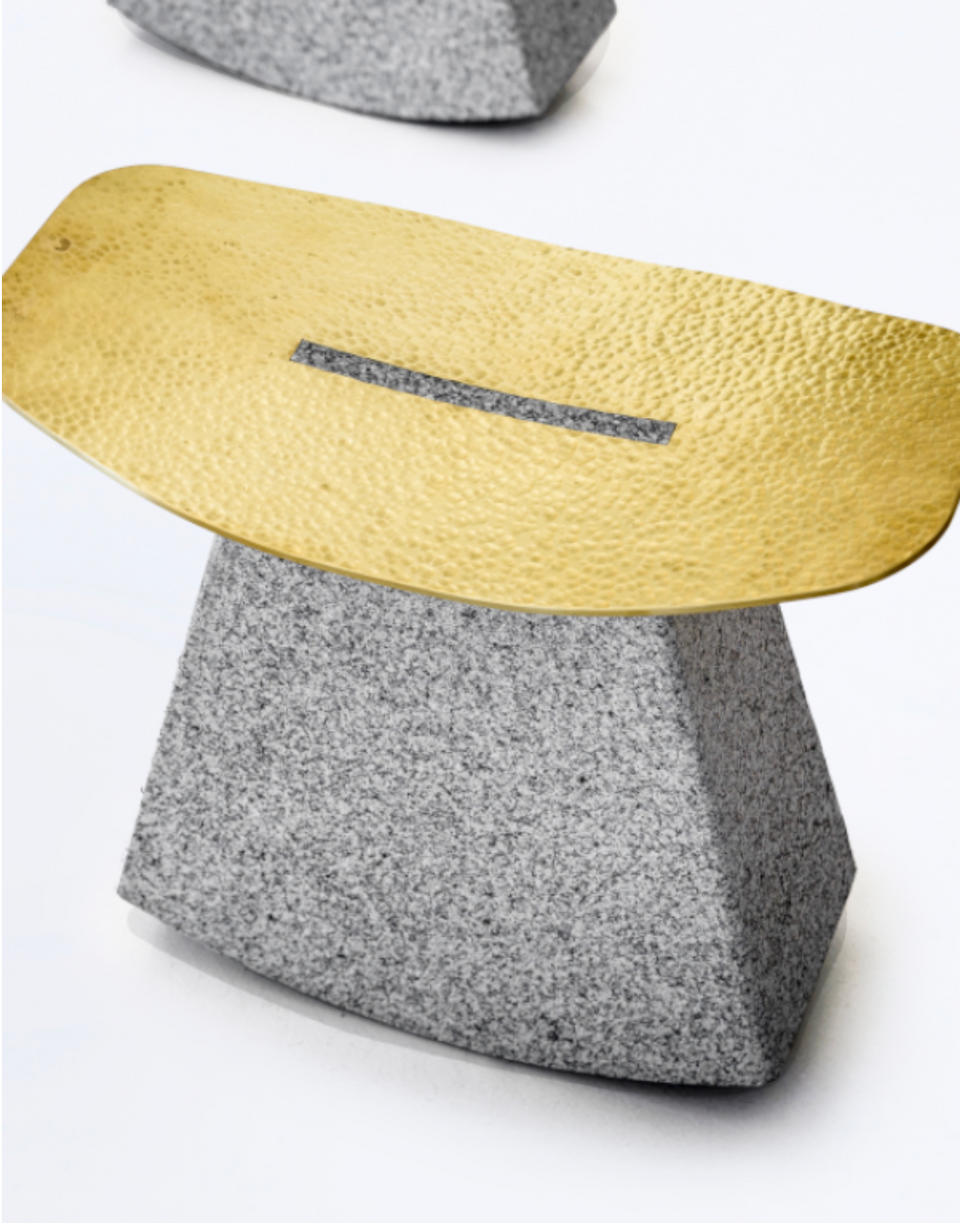 STONE ROCKER GRANITE & GOLD - 2020