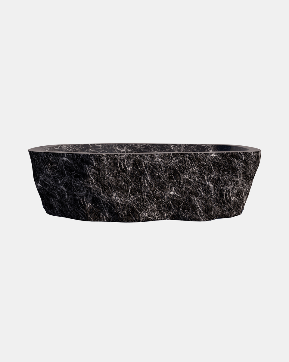 BAPTIZ BLACK MARBLE BATH TUB