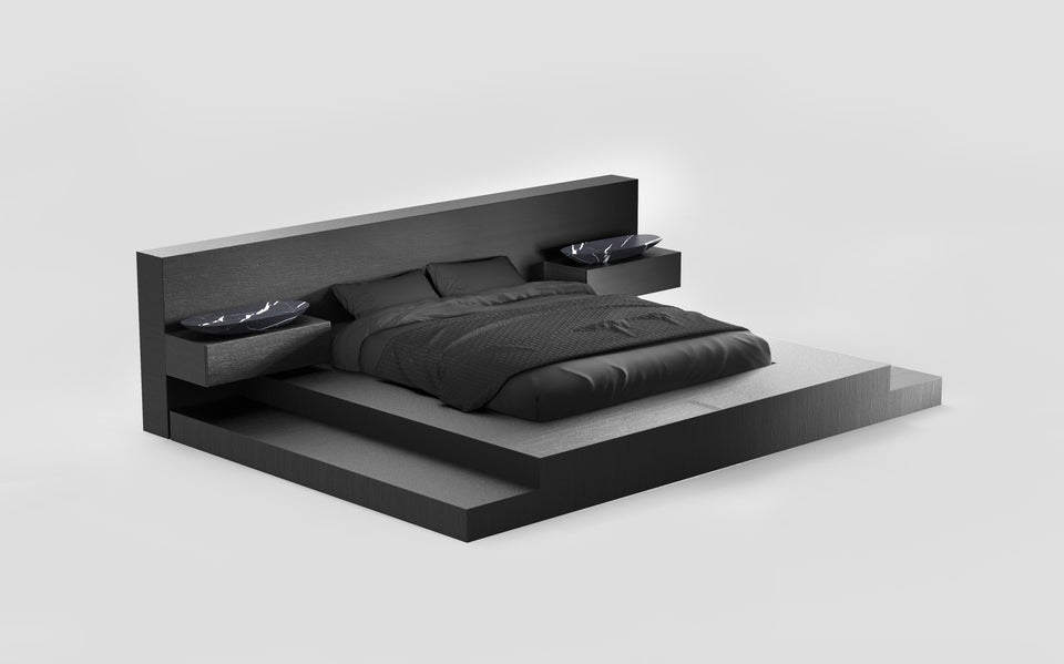 ORIGINS BLACK MOON MARBLE BED