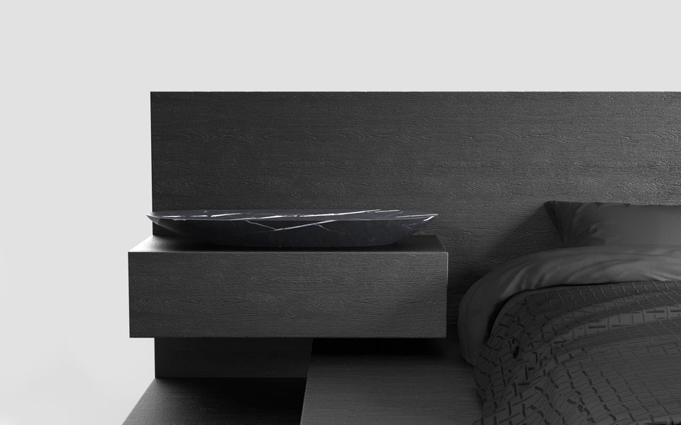 ORIGINS BLACK MOON MARBLE BED