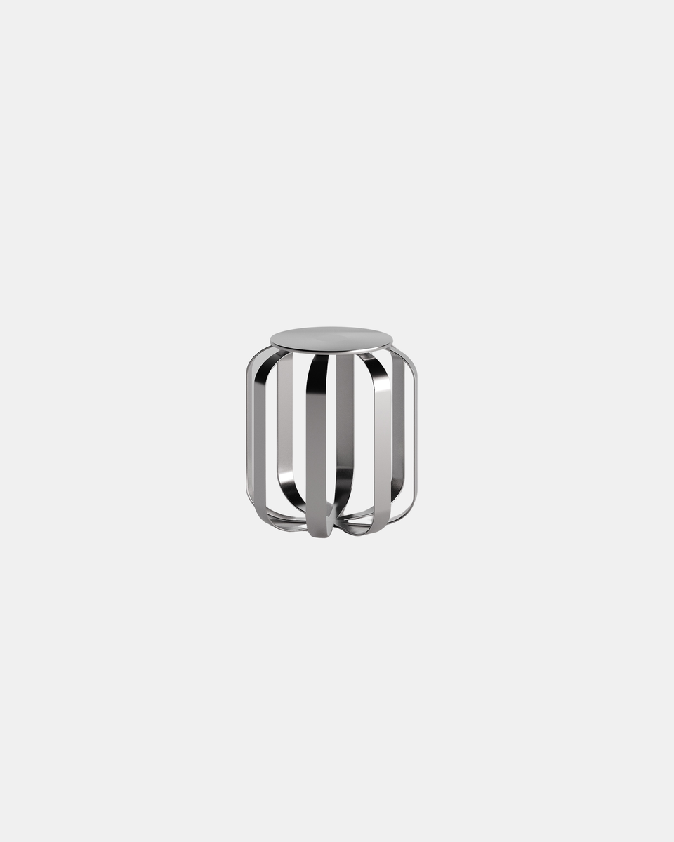 CAGE STAINLESS STEEL STOOL