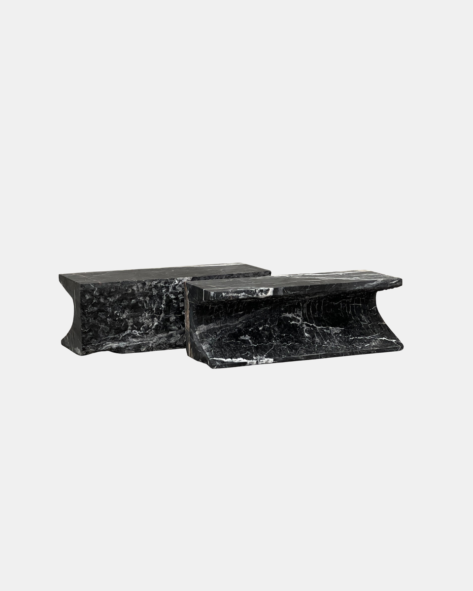 RAZA BLACK MARBLE TABLE