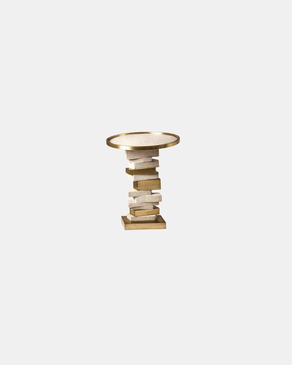 BULLION CONFECTION SIDE TABLE CIRCULAR