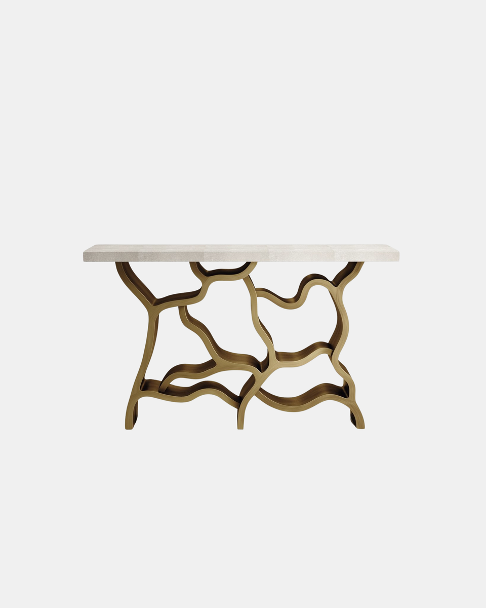 LEAF SHAGREEN CONSOLE