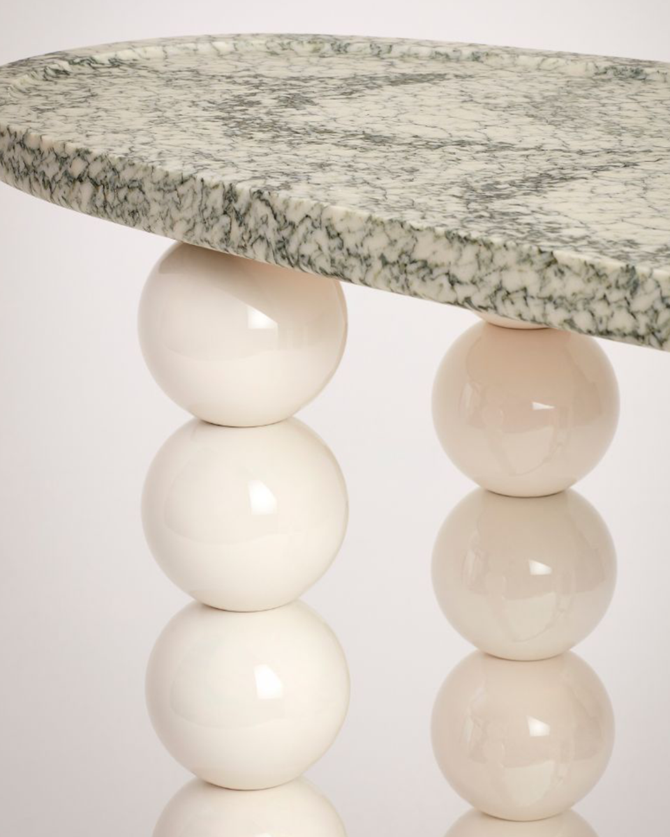 PIENZA CIPPOLLINO VERDE MARBLE CONSOLE