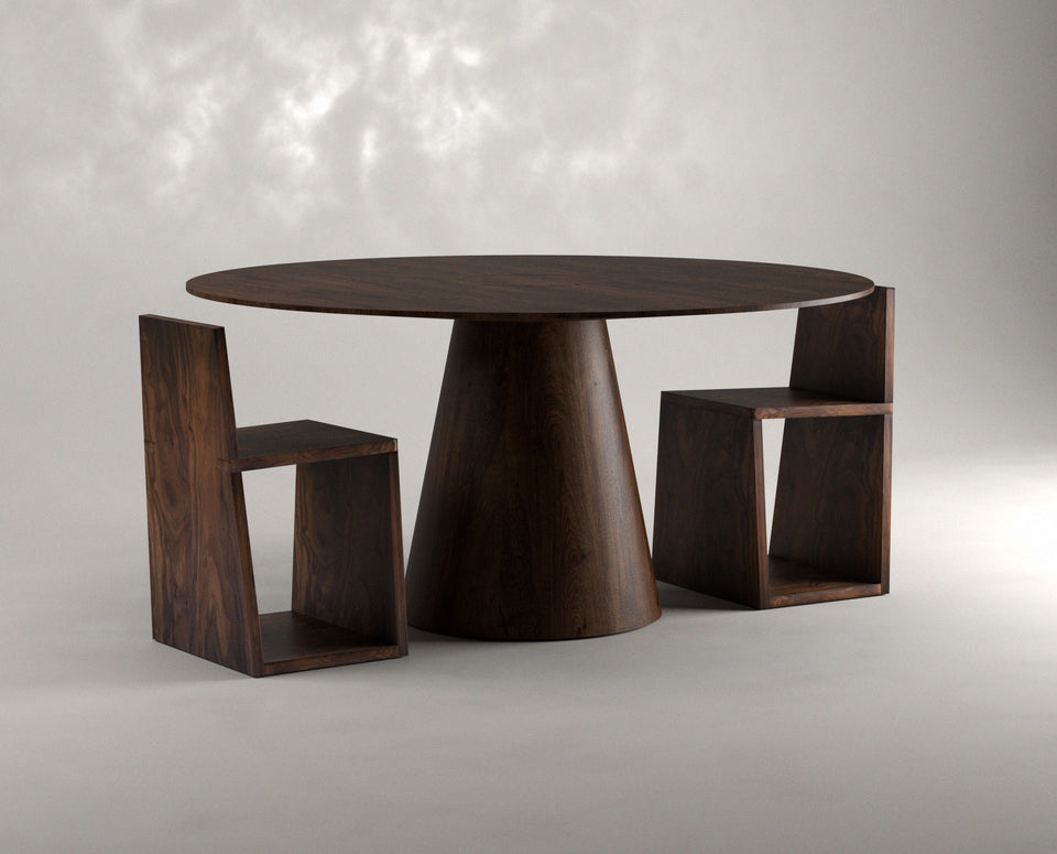 TOTEM WALNUT DINING TABLE